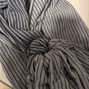 Striped Gray Moby Sling Ring carrier